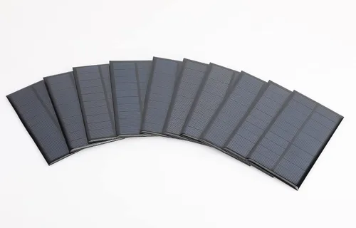 Miniatura 7 de Paneles Solares Micro con Cable, Kit de 5 Piezas de Células Solares Fotovoltaicas de 5V 200mA 110mmx60mm / 4.33'x 2.36