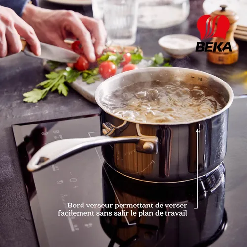 Miniatura 7 de Beka Chef - Juego de cacerolas de acero inoxidable (4 piezas, 14-16 - 7.1-7.9 in)