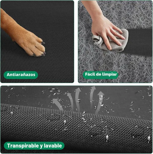 Miniatura 4 de Cama Elevada para Perros Catre Elevado para Perros al Aire Libre para Perros Medianos, la Instalación No Requiere Herramientas, Marco con Malla