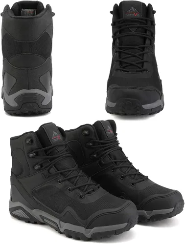 Miniatura 7 de NORTIV 8 Botas de senderismo impermeables para hombre, zapatos de montañismo para mochileros