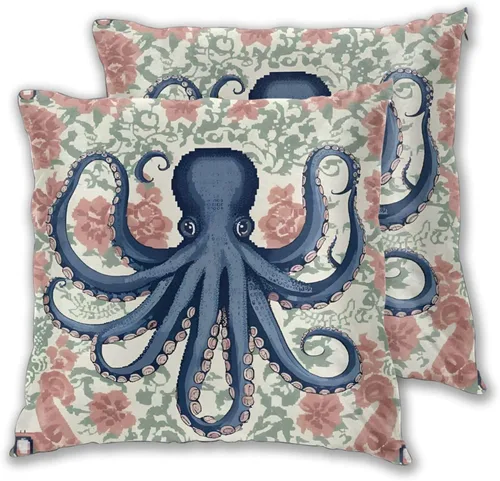 Miniatura 20 de Juego de 2 fundas de almohada con diseño de flamencos rosados con plantas tropicales, fundas para sofá, oficina, dormitorio, decoración del hogar