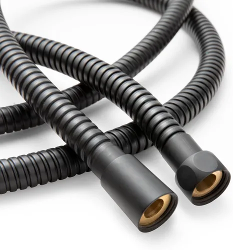 Miniatura 8 de OFFO Manguera de Ducha de Alto Flujo 0.43" Diámetro Grande, 48 pulgadas Sin Nudos de Acero Inoxidable Manguera de Cabezal de Ducha de Repuesto