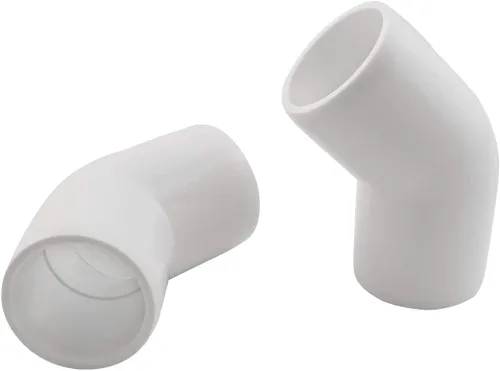 Miniatura 8 de SDTC Tech Paquete de 4 conectores de tubería de grado de muebles de 1/2 pulgada y 45 grados para estantes de PVC, estructura de soporte de jardín