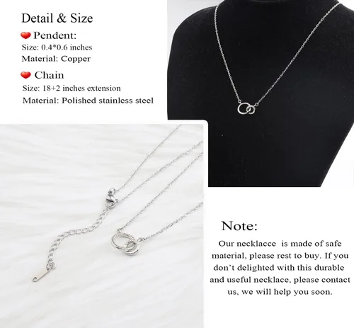 Miniatura 3 de OKEYCH Regalo de regalo para hija de padrastro, collar para hijastra, regalo para hijastra de madrastra padrastro, regalo de cumpleaños para hija