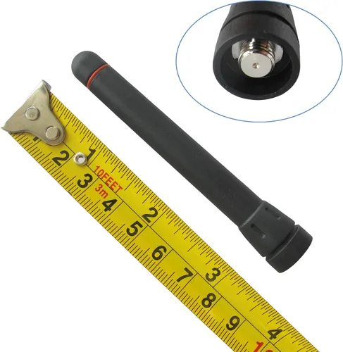 Miniatura 2 de 6 x 3.5 pulgadas VHF 136-174 MHz Stubby Antena de repuesto FA-SC56VS para ICOM IC-F11 F14 F16 F33 F34 F3021 F70S F70DS F70DT Antena de radio