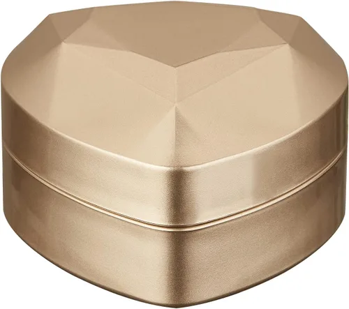 Miniatura 6 de Caja de regalo de anillo en forma de corazón con luz LED, caja de joyería de terciopelo con luz, caja de exhibición de joyas para boda, compromiso