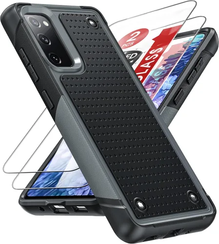 Miniatura 14 de LeYi Funda para Galaxy S21 FE-5G: Funda Samsung S21 FE con protector de pantalla, doble capa protectora de policarbonato duro y TPU suave Android