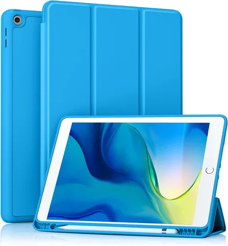 Miniatura 37 de Akkerds - Funda Compatible con iPad de 10.2 Pulgadas 2021/2020/2019, para iPad de 9ª/8ª/7ª Generación con Soporte para Lápiz, Funda Protectora