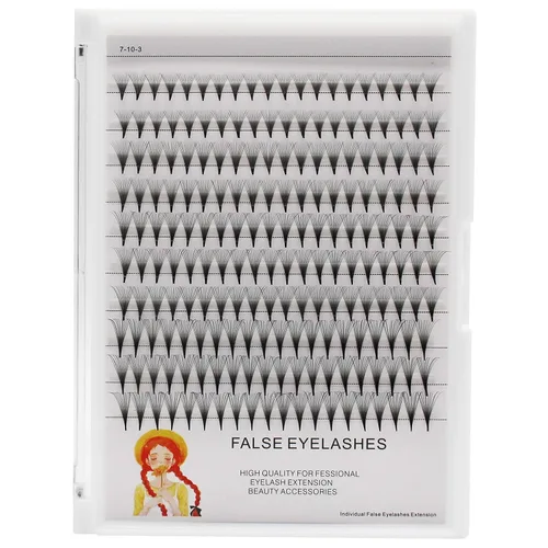 -Extensiones de pestañas postizas preamde 14D, rizado D, mezcla de 8-10-0.472-0.551 in/10-12-0.551-0.630 in/12-0.551-0.630 in/12-0.551-0.630 in