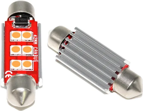 Miniatura 5 de PHINLION - Bombillas LED 578, superbrillantes 3030 6-SMD, Festoon 41 mm, 42 mm, bombillas LED 211-2 212-2 para luces de cortesía, domo, mapa, baúl