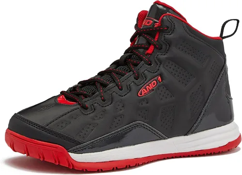 AND1 Showout - Zapatos de baloncesto para niñas y niños, tenis de caña alta para niños, talla juvenil 1 a 7, zapatos de baloncesto para niños