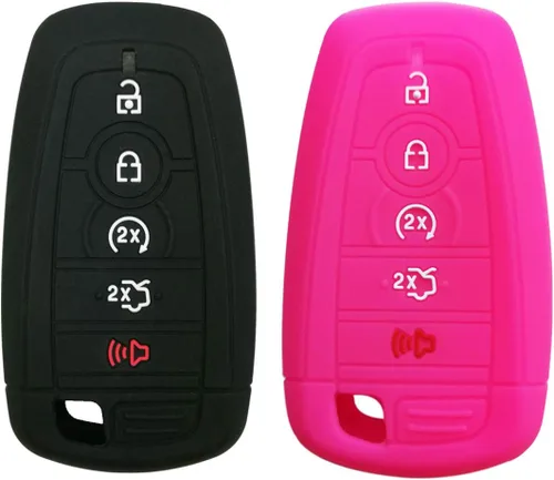Miniatura 6 de 2 piezas Coolbestda Funda protectora completa para llavero remoto para Ford Bronco Mustang Fusion Raptor F250 F350 F450 F550 Edge Explorer