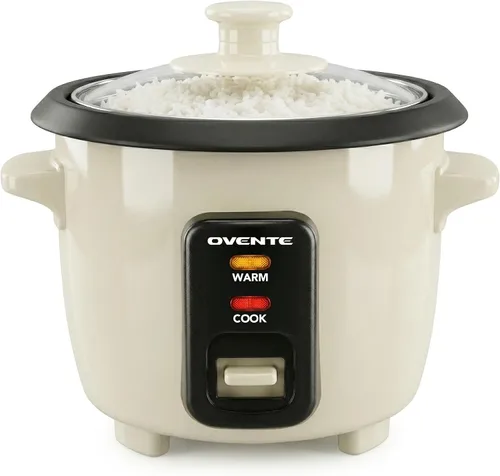 Miniatura 9 de OVENTE - Olla arrocera eléctrica y vaporizador de alimentos – Capacidad de arroz de 5 tazas, olla extraíble antiadherente, función de mantener