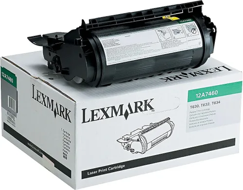 Miniatura 2 de Lexmark 12A7460 Tóner, rendimiento de 5000 páginas, negro