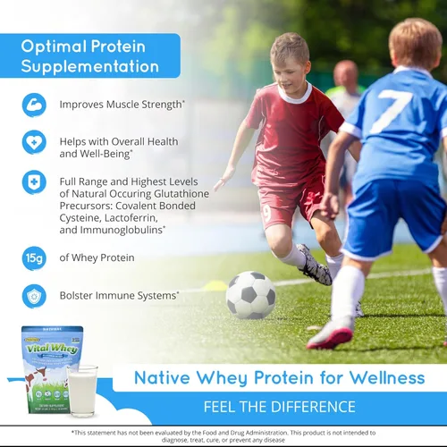 Miniatura 3 de Well Wisdom - Vital Whey Natural Vanilla Flavor 600g (21oz) [Salud y Belleza]