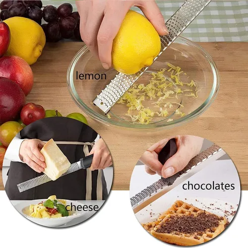 Miniatura 6 de Descorazonador de pimienta jalapeño, rallador de queso zester de limón, deseeder de núcleo para jalapeños, chiles, plátanos, pimientos, calabacines