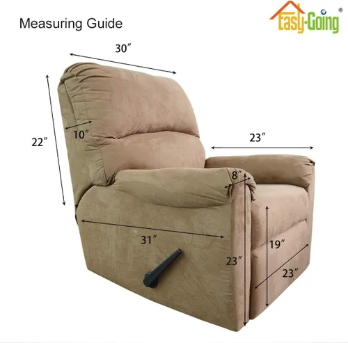 Miniatura 7 de Easy-Going - Funda reversible para silla reclinable, resistente al agua, protector de muebles con correas elásticas, para mascotas y niños