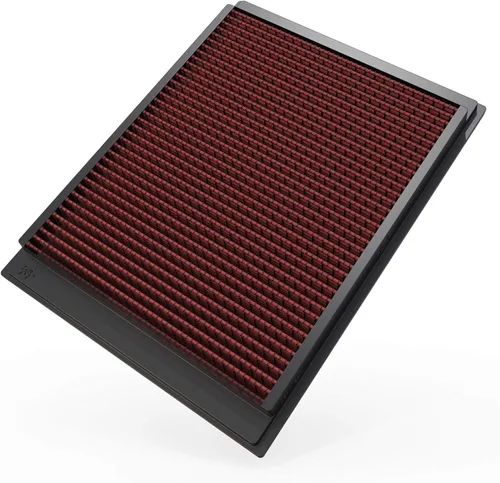 K&N Filtro de aire del motor: Aumenta la potencia y el arrastre, lavable, premium, filtro de aire de repuesto: Compatible con Land Rover 2004-2017