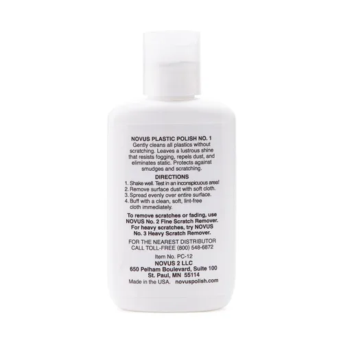 Miniatura 8 de NOVUS 7026 Plastic Clean & Shine #1 Botella de 2 onzas