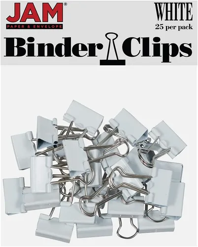 Miniatura 78 de Broches aprietapapeles JAM Paper®, Blanco