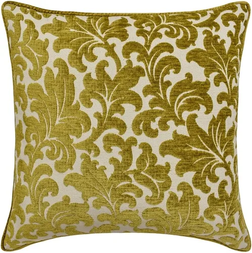 Miniatura 8 de The HomeCentric Fundas de almohada decorativas con bordes de 12 x 12 pulgadas Funda de cojín de seda de arte moderno Fundas de almohada verdes