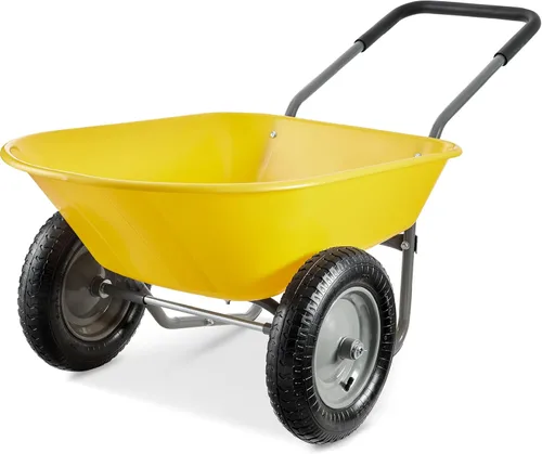 Miniatura 9 de Best Choice Products carretilla de jardín para hogar con doble rueda Verde