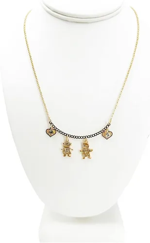 Miniatura 29 de SIFRIMANIA Personalized Children's Charm Choker Necklace, Boys or Girls Customizable Pendants, Growing Family Jewelry for Women