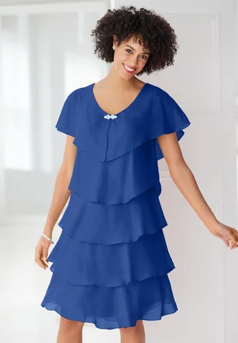 Miniatura 3 de Woman Within Vestido de tres niveles en tallas grandes para mujer