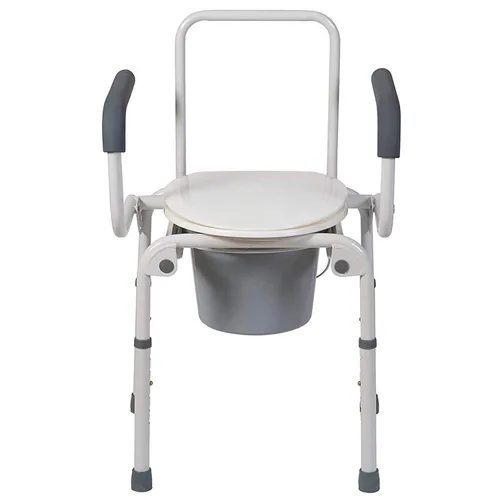 Miniatura 7 de DMI Inodoro portátil para adultos, cómoda de lujo para personas mayores, elegible para FSA HSA, inodoro portátil de acero o orinal Porta, fácil