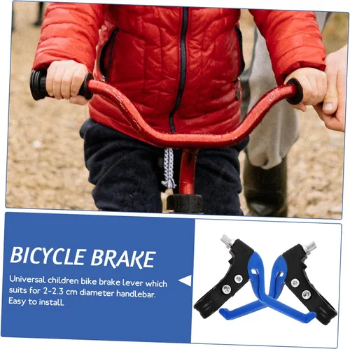 Miniatura 4 de BESPORTBLE Par de manillas de freno de bicicleta para niños y niñas, palanca de repuesto para niños y niñas, fácil de usar