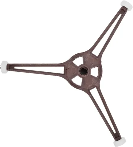Anillo giratorio de microondas con soporte de brazo triple | Soporte universal de soporte de guía de rodillo de repuesto para piezas afiladas de