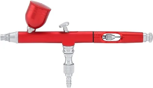 Pistola pulverizadora de pintura multiusos Aerógrafo Mini compresor de aire, pistola de pulverización de 0.012 in Compresor Boquilla Aerógrafo con