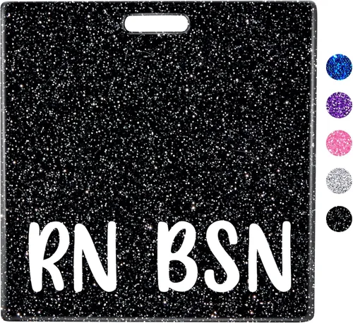 Miniatura 18 de Plifal RN BSN Porta insignia con tarjetero Enfermera Accesorios de enfermería Enfermera registrada Licenciatura en ciencias en enfermería