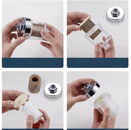 Miniatura 2 de FILTRO DE DUCHA PRE FILTRO ANTI CLORO Y SEDIMENTO PARA LA PÉRDIDA DEL CABELLO Y LA PIEL SECA UNIVERSAL