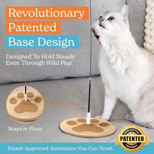 Miniatura 2 de 9 piezas Juguetes interactivos para gatos de interior Juguetes para gatos de interior con ventosa Juguetes para gatos de interior para caza de Base