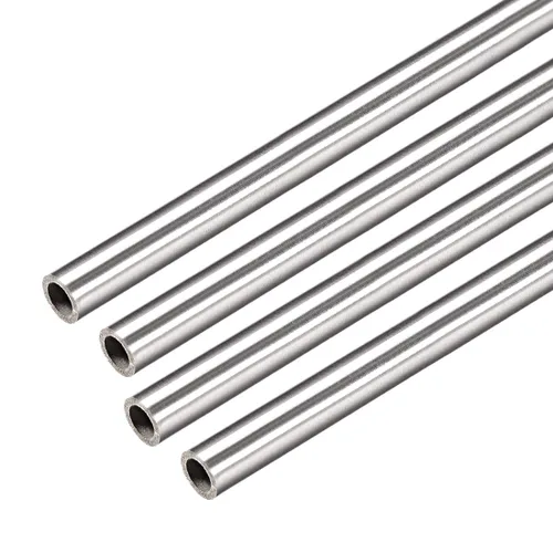 Miniatura 10 de uxcell 4 tubos de tubo capilar de acero inoxidable 304 de 0.114 in de identificación de 0.193 in de diámetro exterior de 11.811 in de longitud