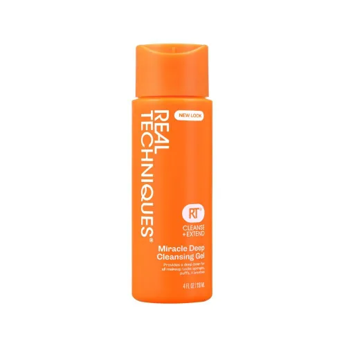 Miniatura 13 de Real Techniques Miracle Brush - Paleta limpiadora de brochas de maquillaje para limpieza profunda, uso con champú de brochas de maquillaje, crestas