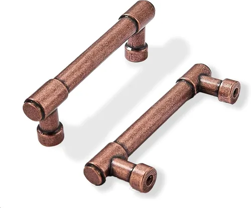 Miniatura 109 de khtumeware - Juego de 2 tiradores grandes para gabinete, diámetro 1-3/4 pulgadas, zinc resistente, para cajones, puertas y tocadores, color latón
