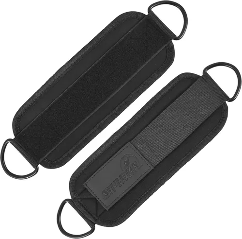 Miniatura 4 de Correa de tobillo para máquinas de cable, retrocesos, entrenamientos de glúteos, extensiones de piernas ajustables, acolchado ultrasuave, puño