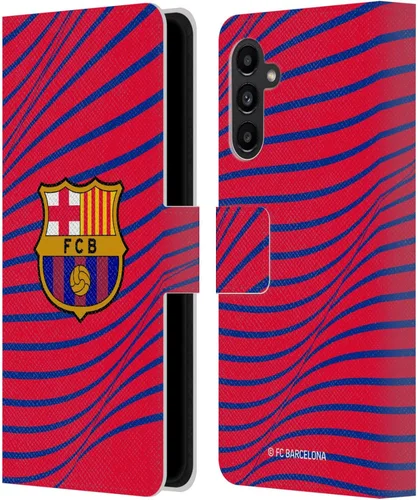 Miniatura 208 de Head Case Designs Funda de piel con licencia oficial del FC Barcelona Barca Crest Graphics para Samsung Galaxy A06 4G