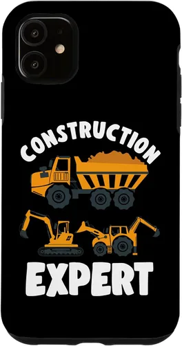Miniatura 8 de iPhone 13 Pro Max Truck Construction Expert Excavator Digger para niño pequeño caso