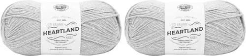 Miniatura 54 de Lion Brand Yarn Heartland Yarn - Hilo multicolor para tejer, tejer y tejer, paquete de 3, color congaree