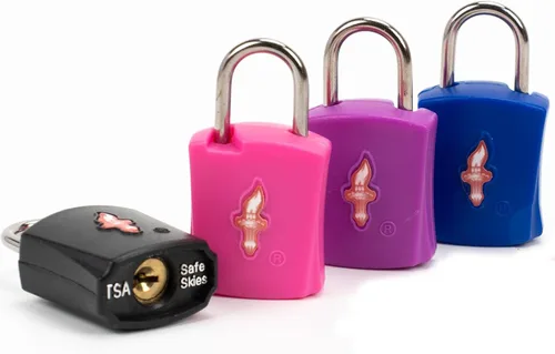 Miniatura 6 de Paquete de 4 cerraduras de equipaje aprobadas por la TSA en paquete familiar, cerradura de maleta aprobada por la TSA cerradura de viaje aprobada