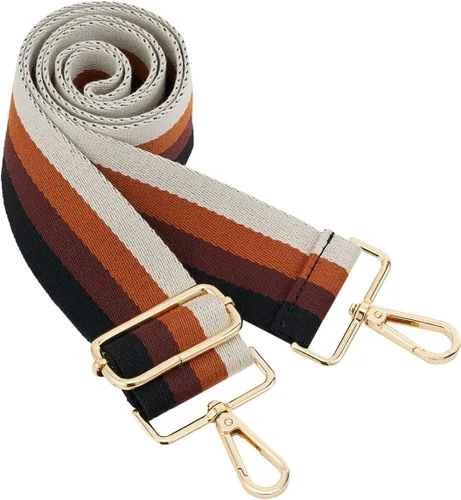 Miniatura 82 de ZOOEASS - Correa de repuesto para cartera, para colgar en el hombro o para cruzar, ancha y ajustable, de lona