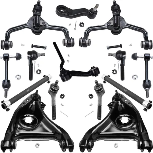 Miniatura 150 de Detroit Axle - Kit de suspensión frontal de 16 piezas para RWD Chrysler 300 Dodge Charger Challenger Magnum 6 brazos de control con rótulas 2