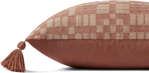 Miniatura 3 de Loloi Chris Loves Julia Ellery Collection PCJ0017 - Almohada de arcilla de 18 x 18 pulgadas