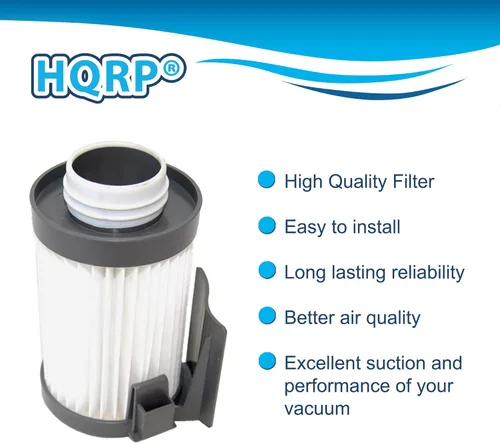 Miniatura 3 de HQRP Paquete de 2 filtros lavables para Eureka Optima DCF-10 DCF-14 431 437 431BX 431F 437AZ 431DX 433A 431A 431AX 431AXZ 431B 433B 433BE 433BET