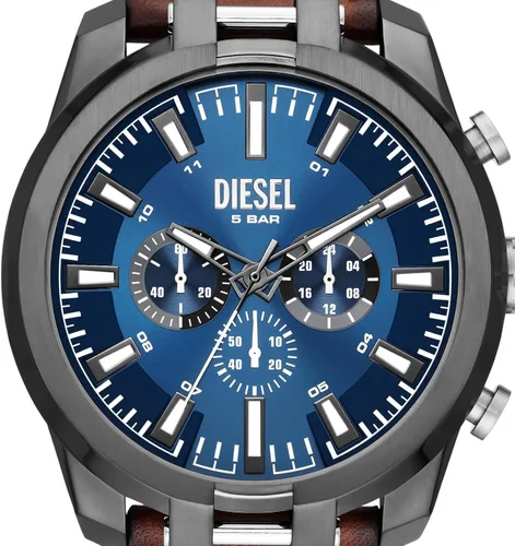 Miniatura 4 de Diesel Reloj de cuarzo cronógrafo de acero inoxidable dividido para hombre