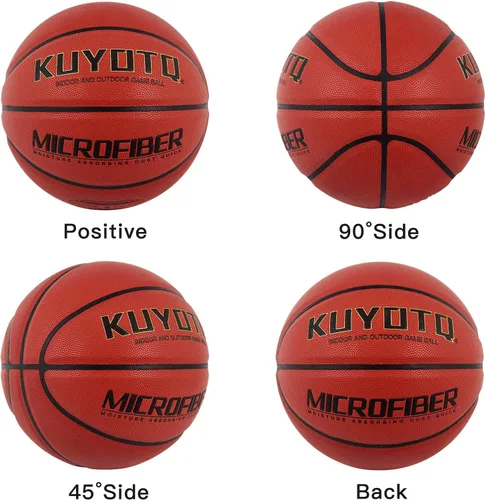 Miniatura 8 de KUYOTQ Kids Toddler Youth Adult Size 3/4/5/6/7 Basketball 22/25.5/27.5/28.5/29.5" Thickened Rubber or Faux Leather Indoor Outdoor Basketball for