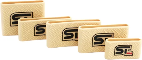 Supreme Trimmer SGR60 - Pinzas de peluquero profesionales | 5 piezas antideslizantes para cortar pelo, funda de peluquero para cortapelos | Arena